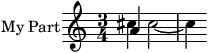 Part with measures